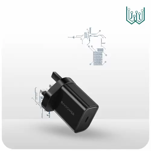 راف باور فيش جداري بايونير 20 واط بي دي - أسود