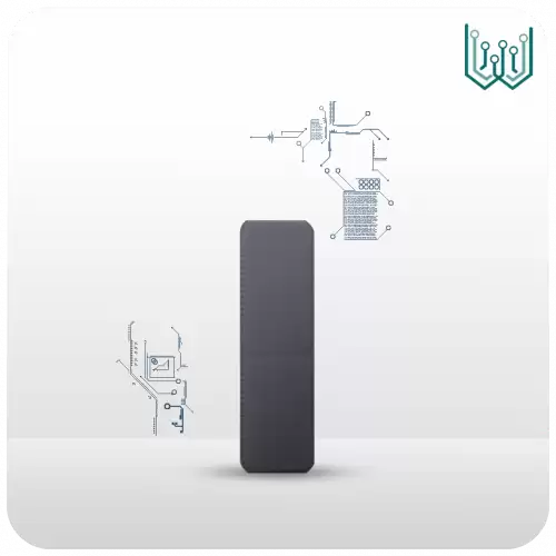 ستاند ومسكة مغناطيسية للجوال - رصاصي