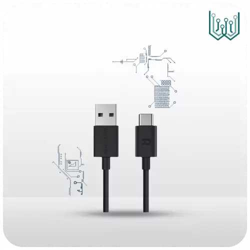 راف باور كيبل USB-A to type C