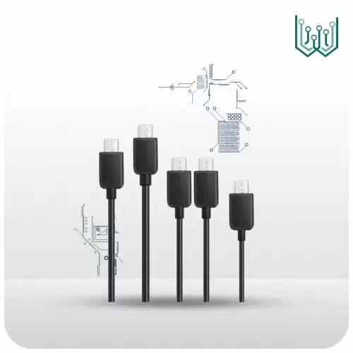 بكج من راف باور 5 كيابل مايكرو USB بأطوال مختلفه