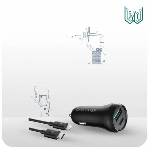 راف باور كومبو شاحن سياره
