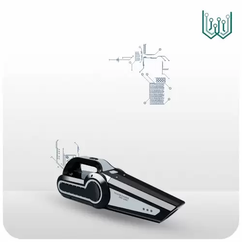 مكنسة كهربائية لاسلكية قابلة لإعادة الشحن للسيارة
